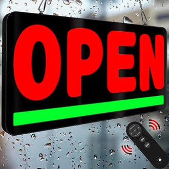 FUNZING Open Sign