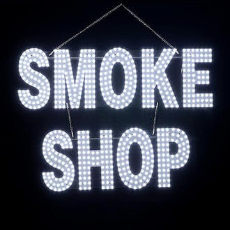 Shop Pink Octagon Sign