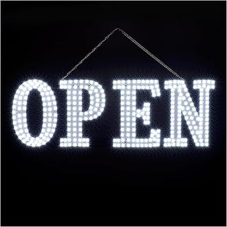 USA Flag Open Sign