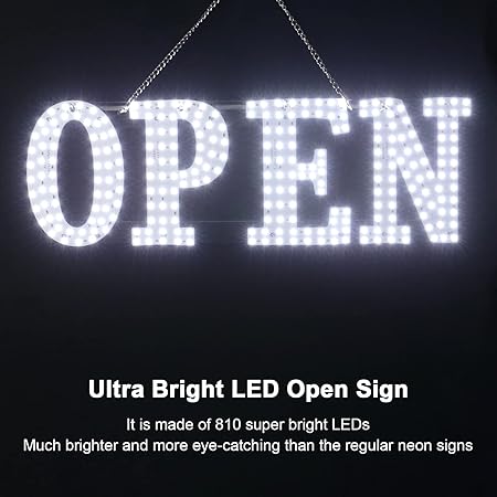 USA Flag Open Sign