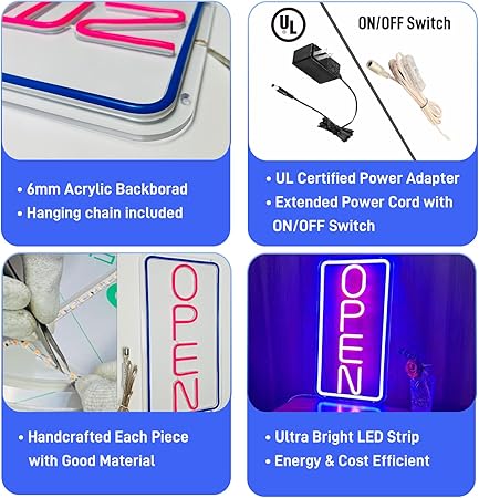 LED Neon Open Sign