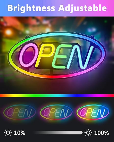 Ultra Bright Business Hour Sign