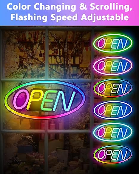 Ultra Bright Business Hour Sign