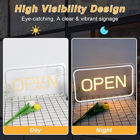 Large Open Light Up Signs
