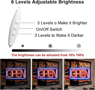 LED Open Sign 24x12