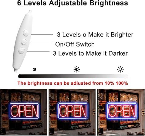 LED Open Sign 24x12