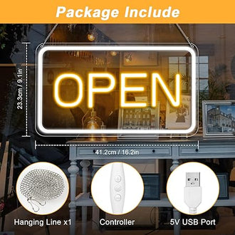 Large Open Light Up Signs