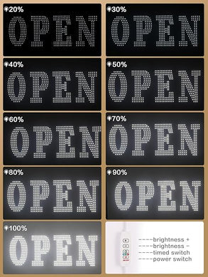 High Visibility LED Sign
