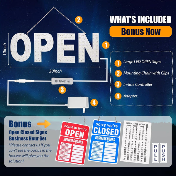 COB Open Sign