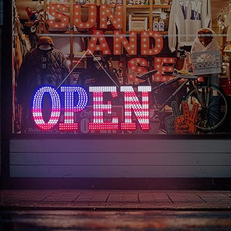 Unique LED Open Sign