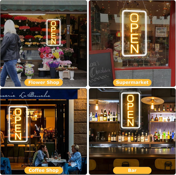 LED Neon Open Sign USB