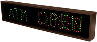 OPEN | CLOSED" Outdoor Blank-out LED Direct-view Sign